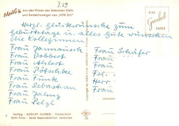 Mecki Nr. Nr. 2 Diehl-Film HoeR ZU Ein Lied fuer Dich – Bild 2