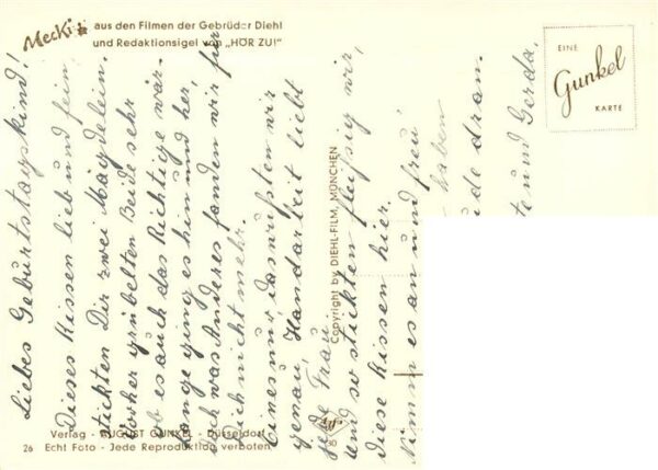 Mecki Nr. Nr. 26 Diehl-Film HoeR ZU Sie sollen Dir Glueck bringen – Bild 2
