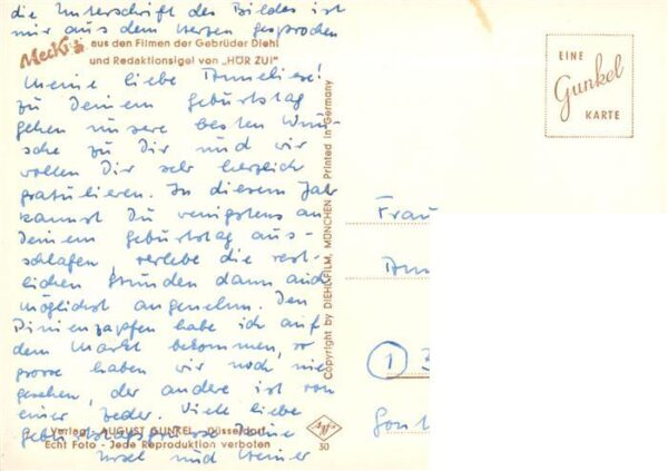 Mecki Nr. Nr. 7 Diehl-Film HoeR ZU Muendlich ging es besser – Bild 2