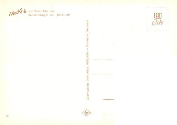 Mecki Nr. Nr. 63 Diehl-Film HoeR ZU 1:0 fuer mich – Bild 2