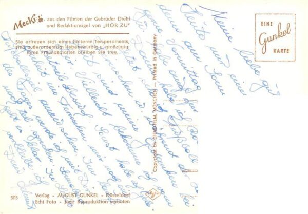 Mecki Nr. Nr. 505 Diehl-Film HoeR ZU Sternzeichen Stir – Bild 2