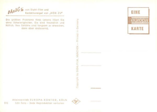 Mecki Nr. Nr. 512 Diehl-Film HoeR ZU Sternzeichen Schuetze – Bild 2
