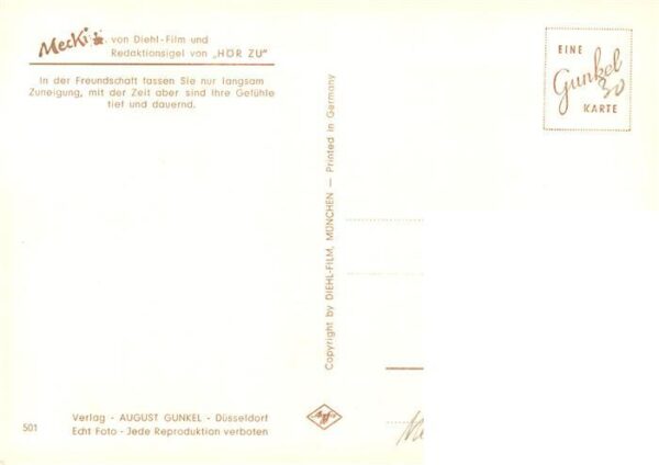 Mecki Nr. Nr. 501 Diehl-Film HoeR ZU Sternzeichen Steinbock – Bild 2