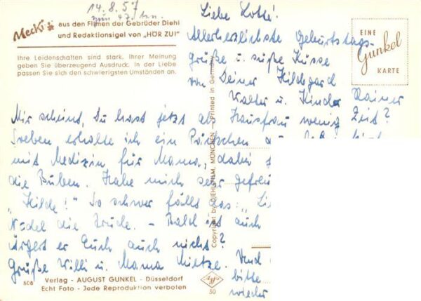 Mecki Nr. Nr. 508 Diehl-Film HoeR ZU Sternzeichen Loewe – Bild 2