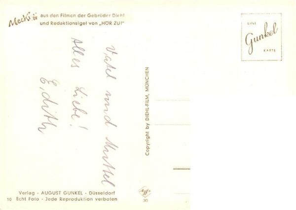 Mecki Nr. Nr. 10 Diehl-Film HoeR ZU Sag Du zu mir – Bild 2