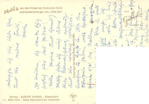 Mecki Nr. Nr. 113 Diehl-Film HoeR ZU Viel Glueck im Neuen Jahr – Bild 2