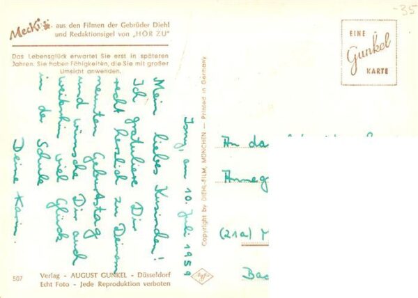 Mecki Nr. Nr. 507 Diehl-Film HoeR ZU Sternzeichen Krebs – Bild 2