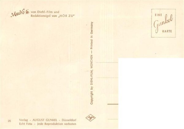 Mecki Nr. Nr.20 August Gunkel HoeR ZU Suesses Nichtstun – Bild 2
