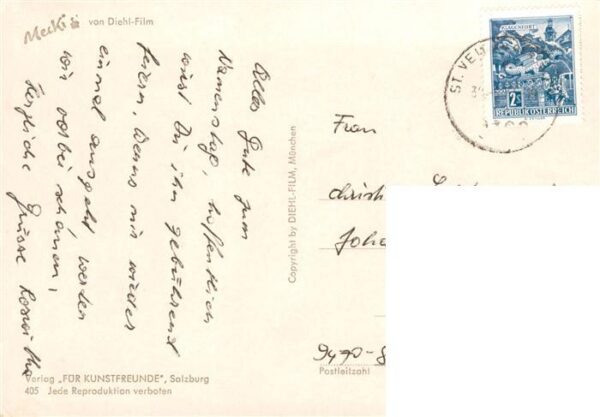 Mecki Nr. Nr. 405 Diehl-Film Herzlichen Glueckwunsch Zum Namentag – Bild 2
