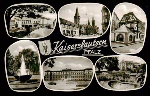 Kaiserslautern Pfalztheater Kirche Brunnen Schloss Park