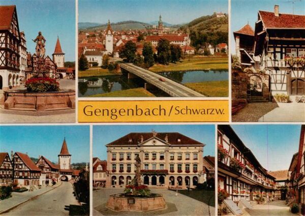 Gengenbach Brunnen Stadtpartien Schloss