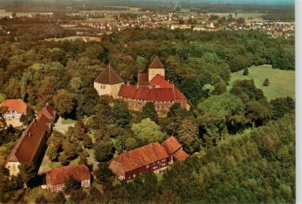Rheda -Wiedenbrueck Westfalen Schloss Rheda Fliegeraufnahme