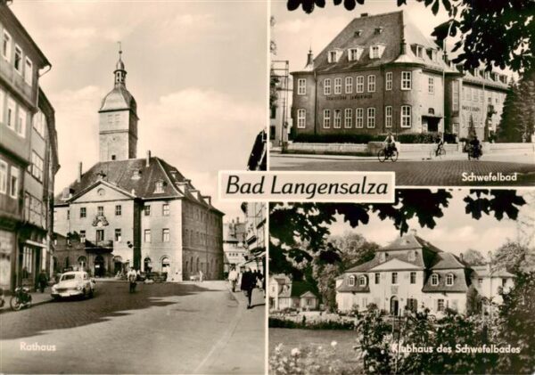 Bad Langensalza Rathaus Schwefelbad Klubhaus des Schwefelbades