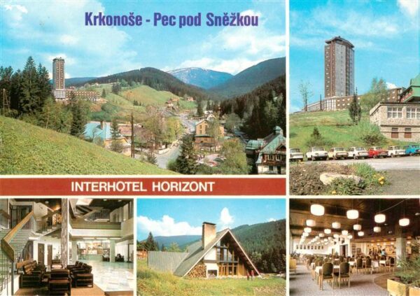 Pec pod Snezkou CZ Panorama Interhotel Horizont Vstupni hala Restaurace Kovarna