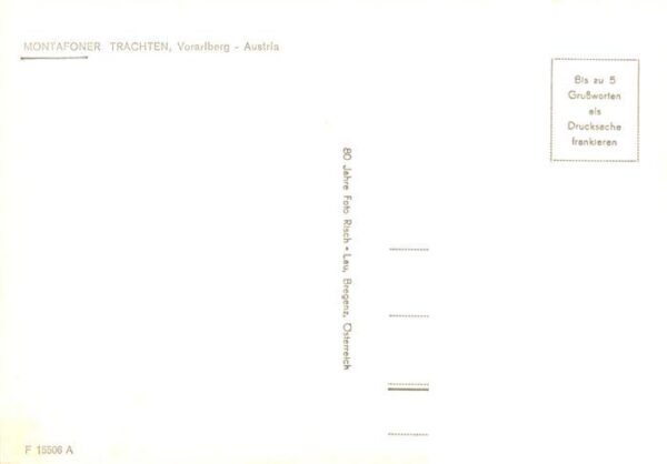 Montafon Vorarlberg AT Montafoner Trachten Kirche – Bild 2