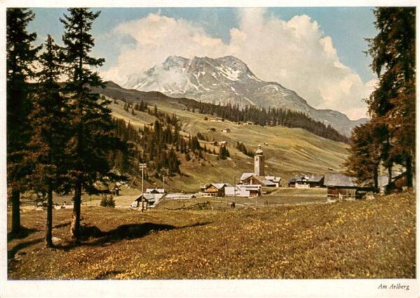 Lech Vorarlberg Panorama mit Kirche
