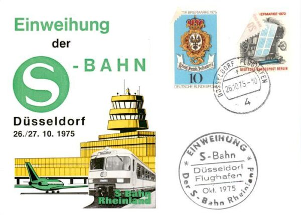 Duesseldorf Einweihung der Duesseldorfer S-Bahn