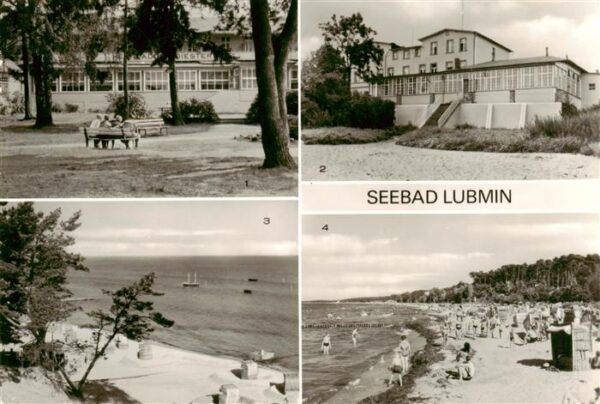 Lubmin Ostseebad Heim Adolf Diesterweg Hotel Am Meer und Strandpartien