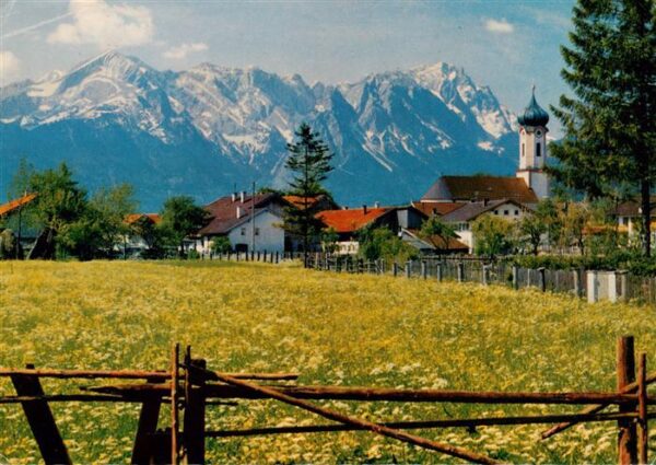 Farchant mit Zugspitzgruppe