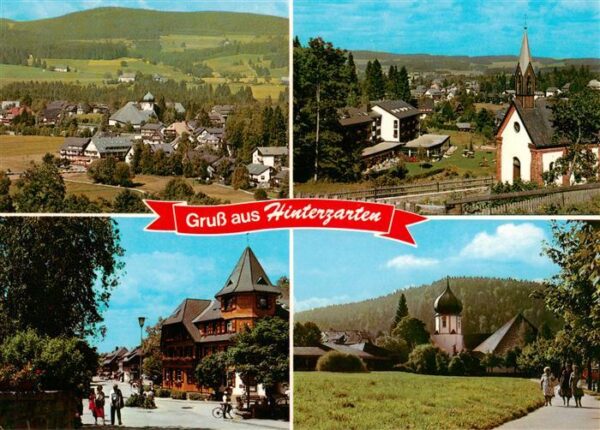 Hinterzarten Panorama Kapelle Ortspartie Kirche