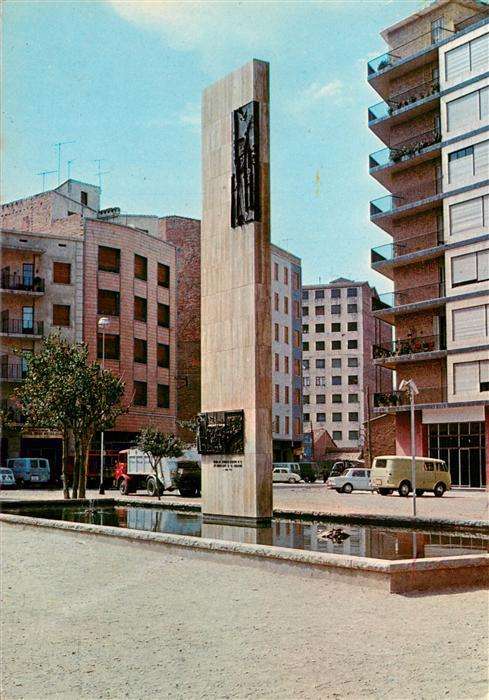 Lerida Cataluna ES Brunnen Monument