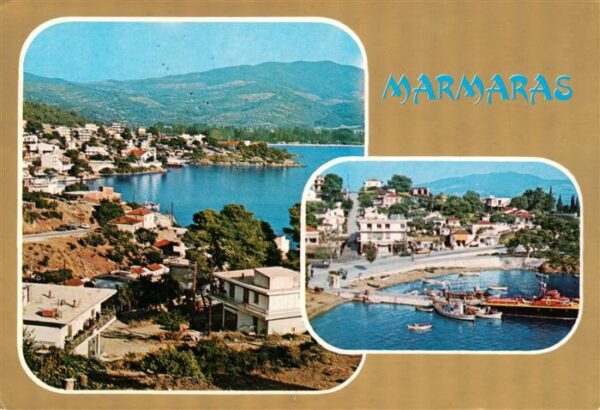 Marmaras Halkidiki Chalkidiki Greece Panorama Hafen