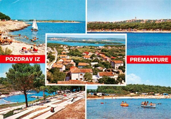 Premantura Medulin Pula Croatia Strandpartien Panorama