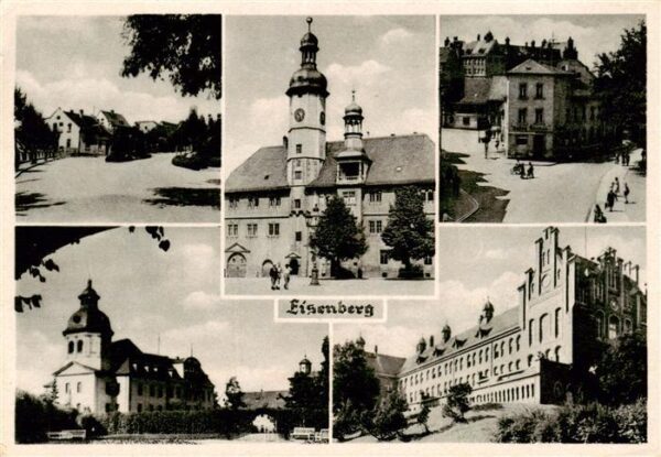 Eisenberg  Thueringen Teilansichten Kirchen Schloss
