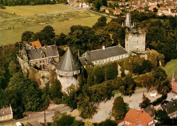 Bad Bentheim Schloss Fliegeraufnahme