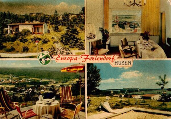 Husen Bueren Europa Feriendorf Bungalows Terrasse Spielplatz Gaststube