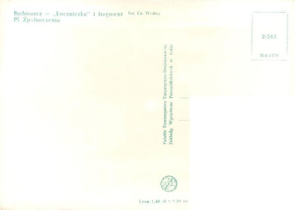 Bydgoszcz Bromberg Westpreussen PL Luczniczka i fragment Pl Zjednoczenia – Bild 2
