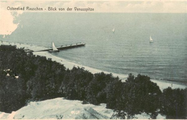 Rauschen Ostseebad Kaliningrad Swetlogorsk RU Blick von der Venusspitze