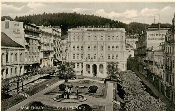 Marienbad Marianske Lazne CZ Schillerplatz