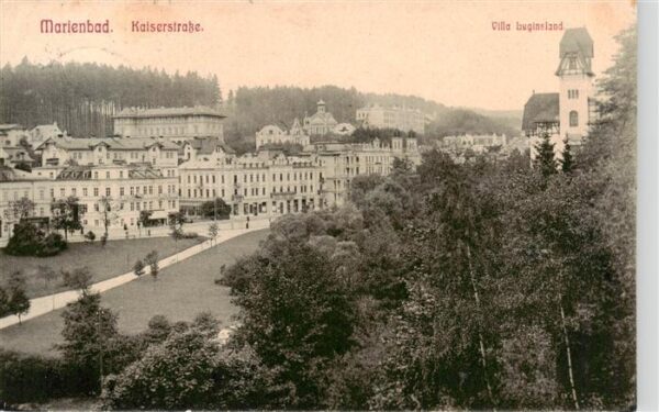 Marienbad Marianske Lazne CZ Kaiserstrasse Villa Luginsland