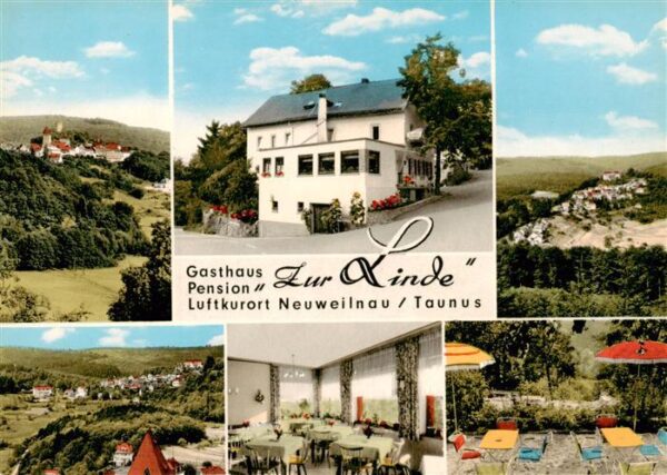 Neuweilnau Weilrod Gasthaus Pension Zur Linde Panorama Gastraum Terrasse