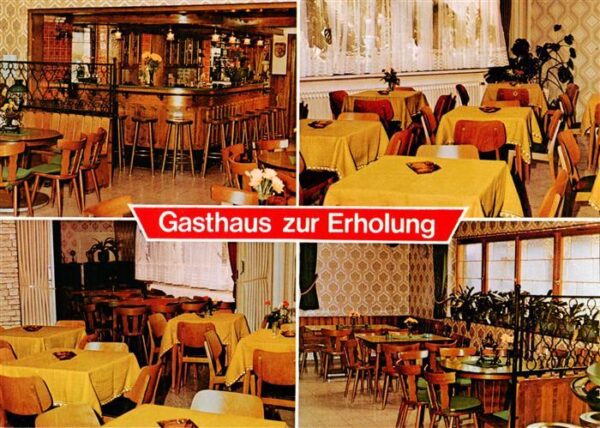 Runkel Lahn Gasthaus zur Erholung Gastraeume Bar