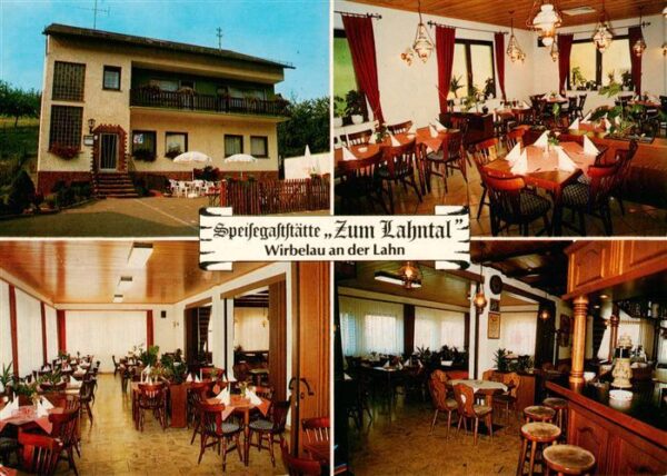 Wirbelau Speisegaststaette Zum Lahntal Gastraeume Bar