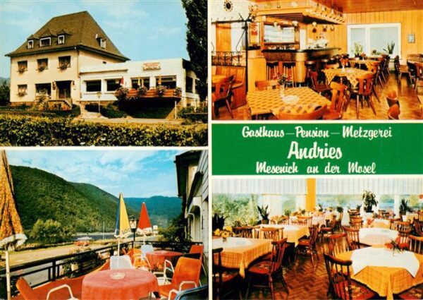 Mesenich Cochem Gasthaus Pension Andries Gastraeume Terrasse