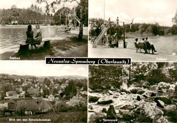 Neusalza-Spremberg Freibad Blick von den Schmiedesteinen Spreepark
