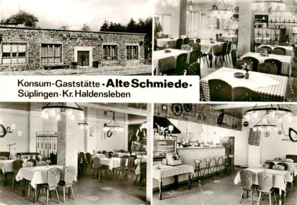 Sueplingen Konsum Gaststaette Alte Schmiede Gastraeume Bar