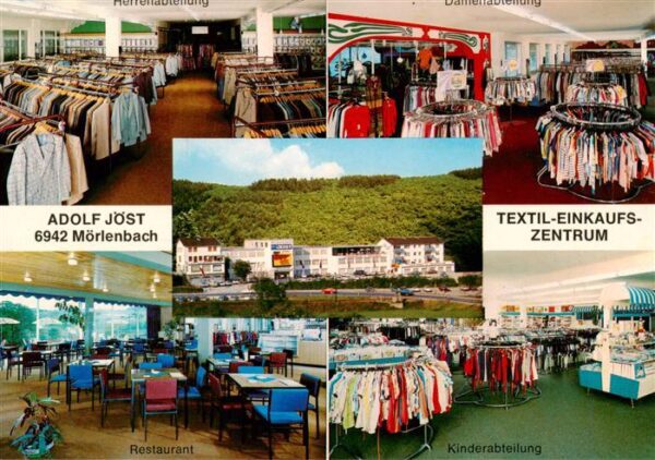 Moerlenbach Textil Einkaufs Zentrum Adolf Joest Herren und Damenabteilung Restau