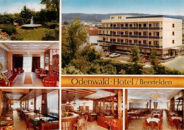 Beerfelden Odenwald Odenwald Hotel Gastraeume Park Brunnen