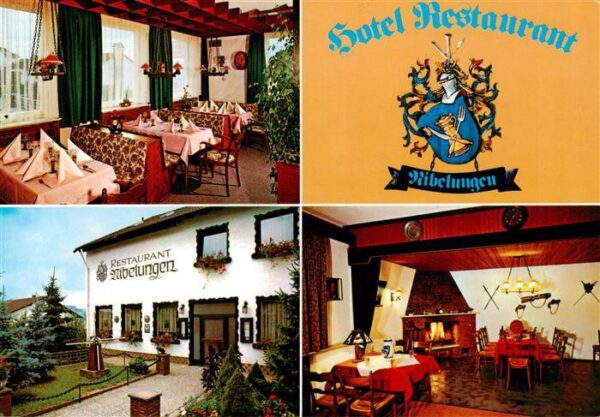 Michelstadt Hotel Restaurant Nibelungen Gaststube Kaminzimmer