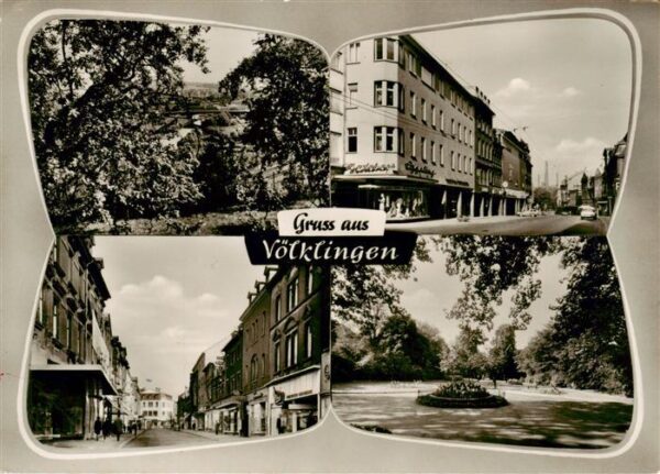 Voelklingen Saarbruecken Panorama Ortspartien Park