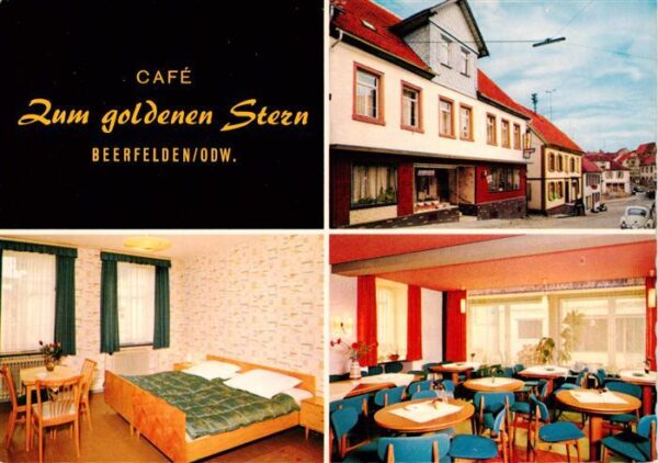 Beerfelden Odenwald Cafe Zum goldenen Stern Gaststube Zimmer