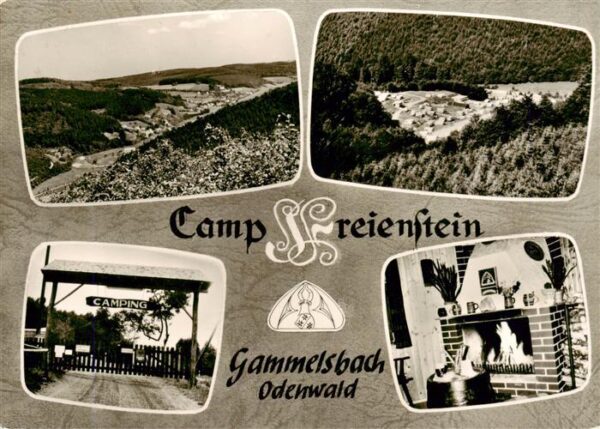 Gammelsbach Camp Freienstein eingang Panorama Kaminzimmer