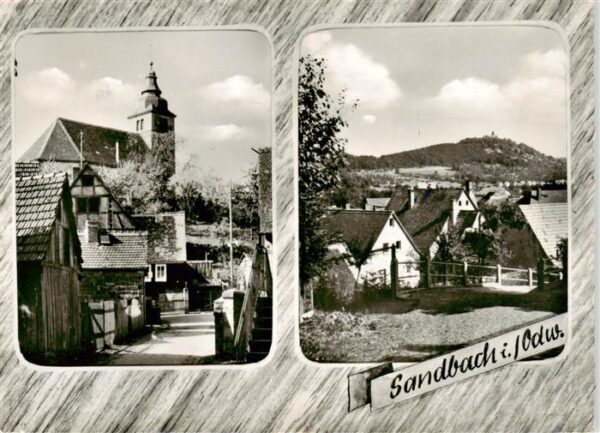 Sandbach  Odenwald Kirche Panorama