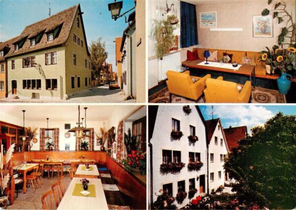 Rothenburg  Tauber Gasthaus Zum Schmoelzer Gaestehaus Hofmann Gastraeume