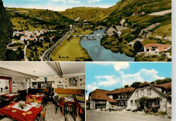 Niederhausen Nahe Historisches Weinhaus Restaurant Hermannshoehle Gaststube Pano