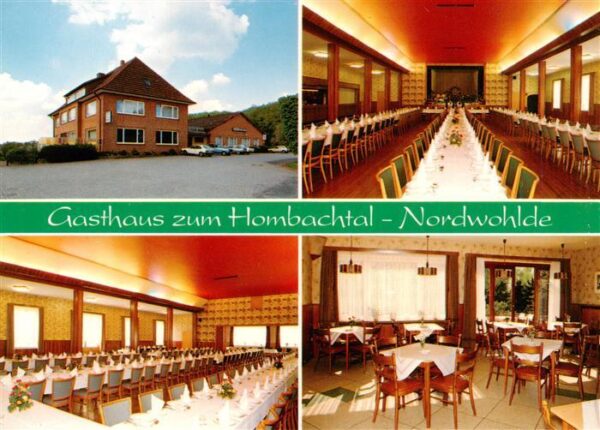 Nordwohlde Gasthaus zum Hombachtal Speisesaele Gastraum